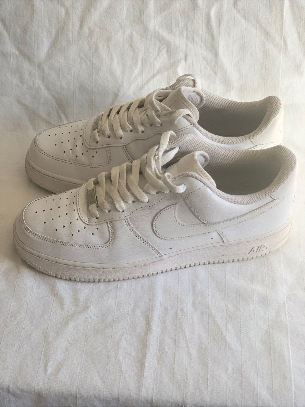 Nike White Men’s Air Force Ones sz 11.5